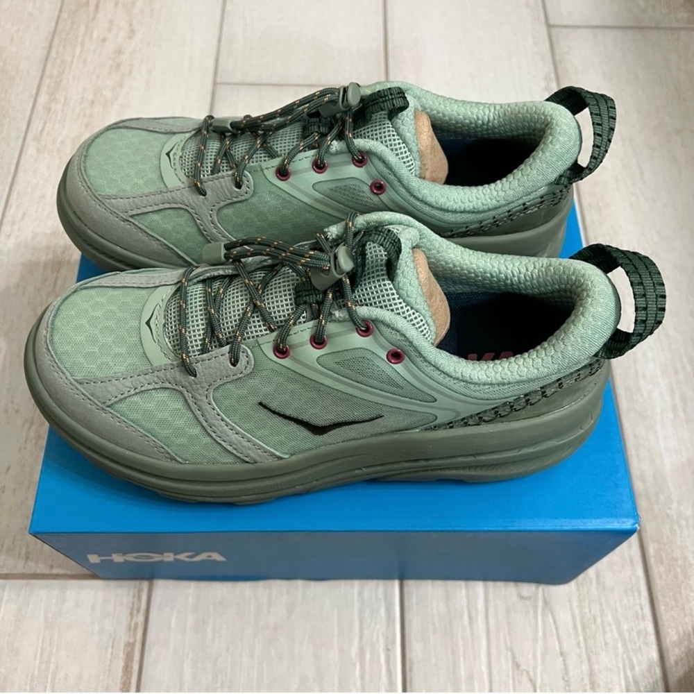 Hoka Bondi B3 Women’s Sneaker Size 7.5 Aloe Vera Succulent - Picture 3 of 8